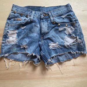 Riders-Womens Medium, Distressed, Acid Wash